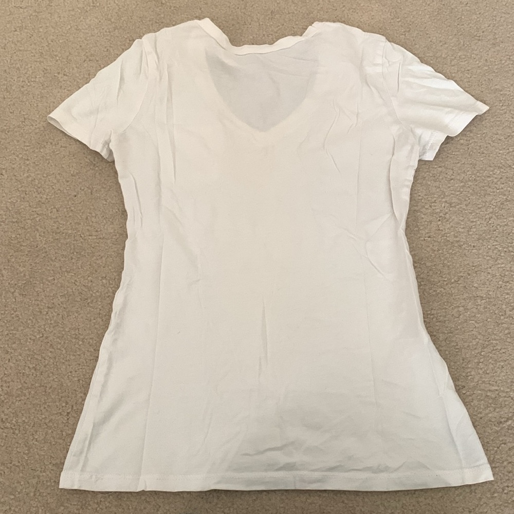 Express Basic V Neck Tee - Picture 2 of 3
